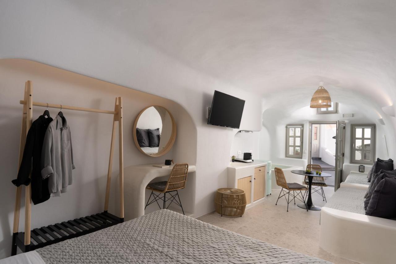 Niso Cave Suites Megalochori  Buitenkant foto