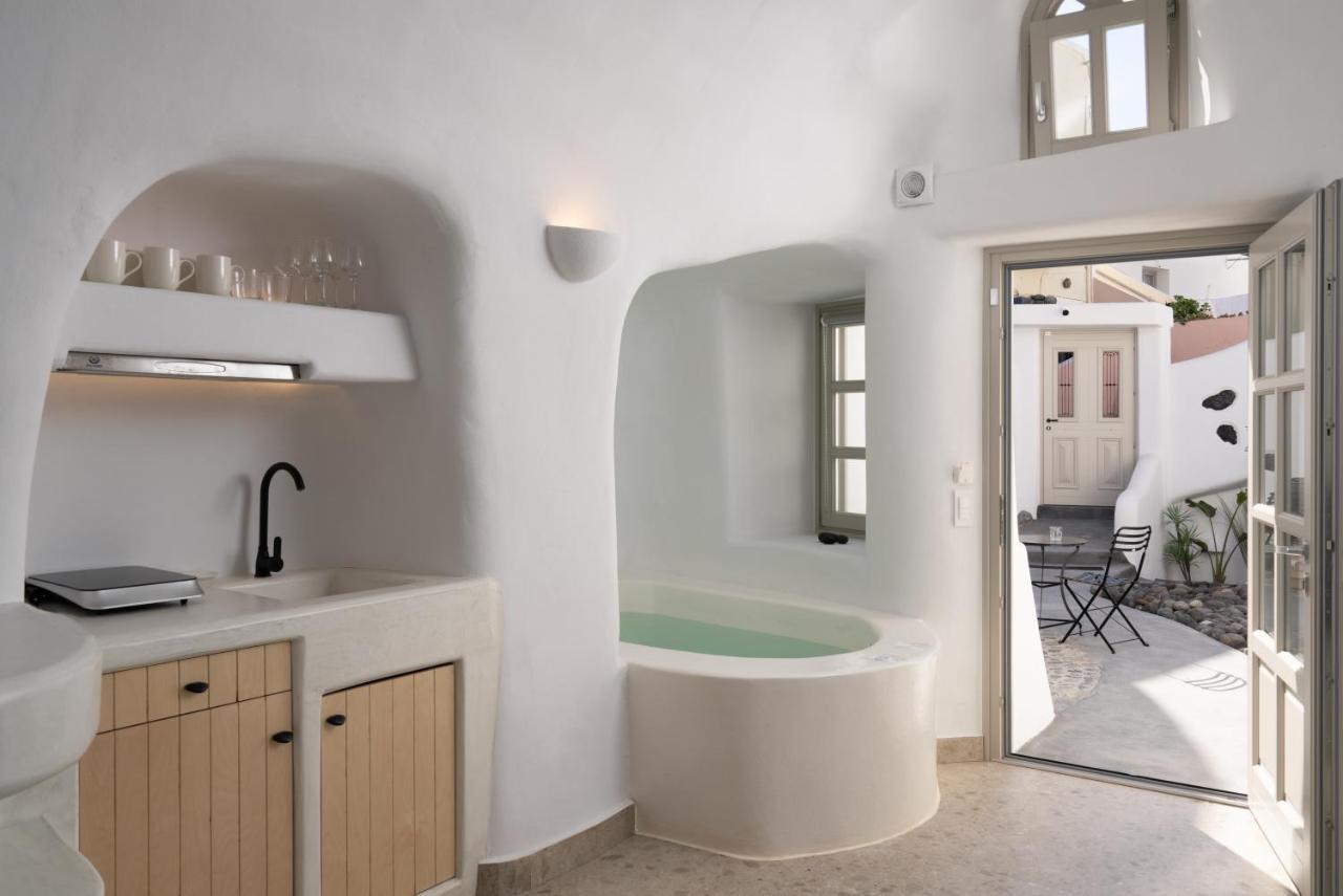 Niso Cave Suites Megalochori  Buitenkant foto